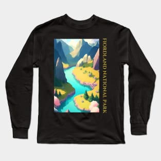 fiordland national park Long Sleeve T-Shirt